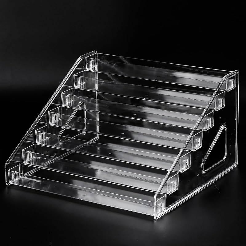Organizador de Esmaltes e Cosméticos SUTOKAKA em Acrílico Transparente com 7 Níveis