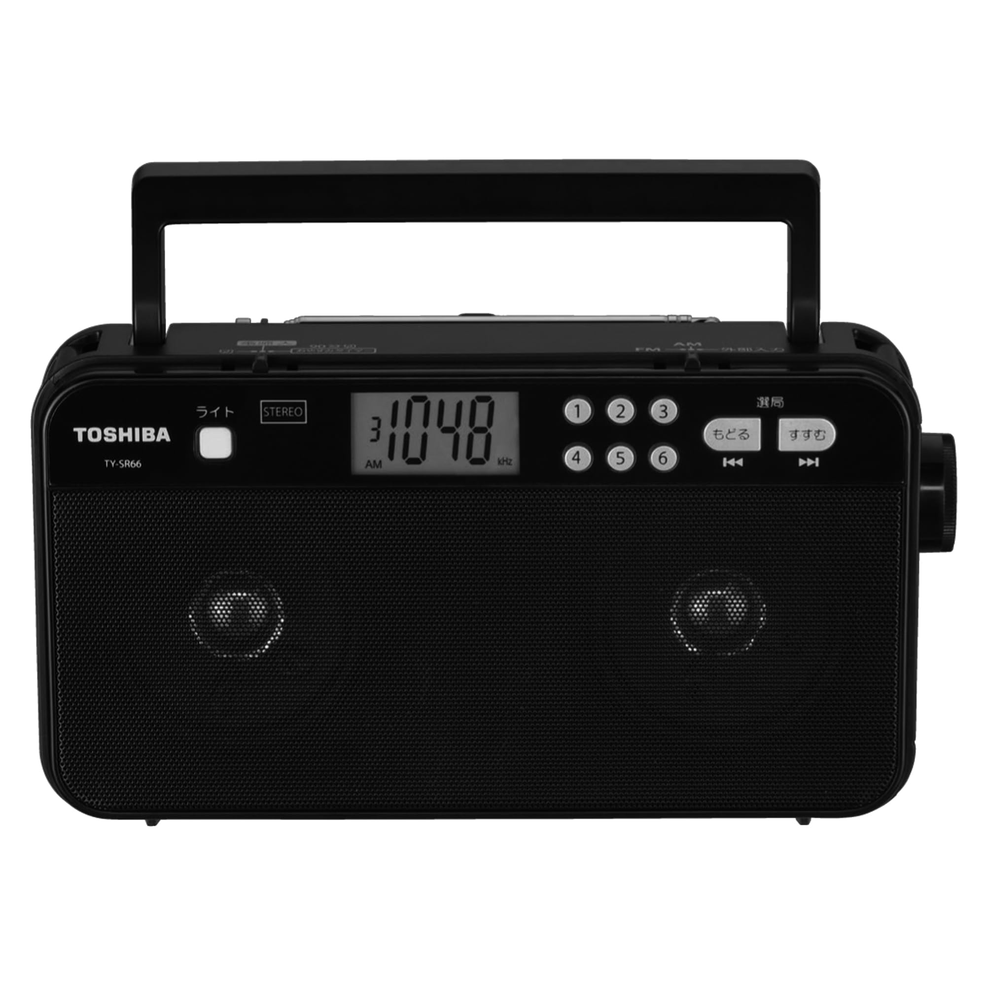 Amazon.co.jp: TOSHIBA(東芝) ラジオ TY-SR66(K) FM AM LED