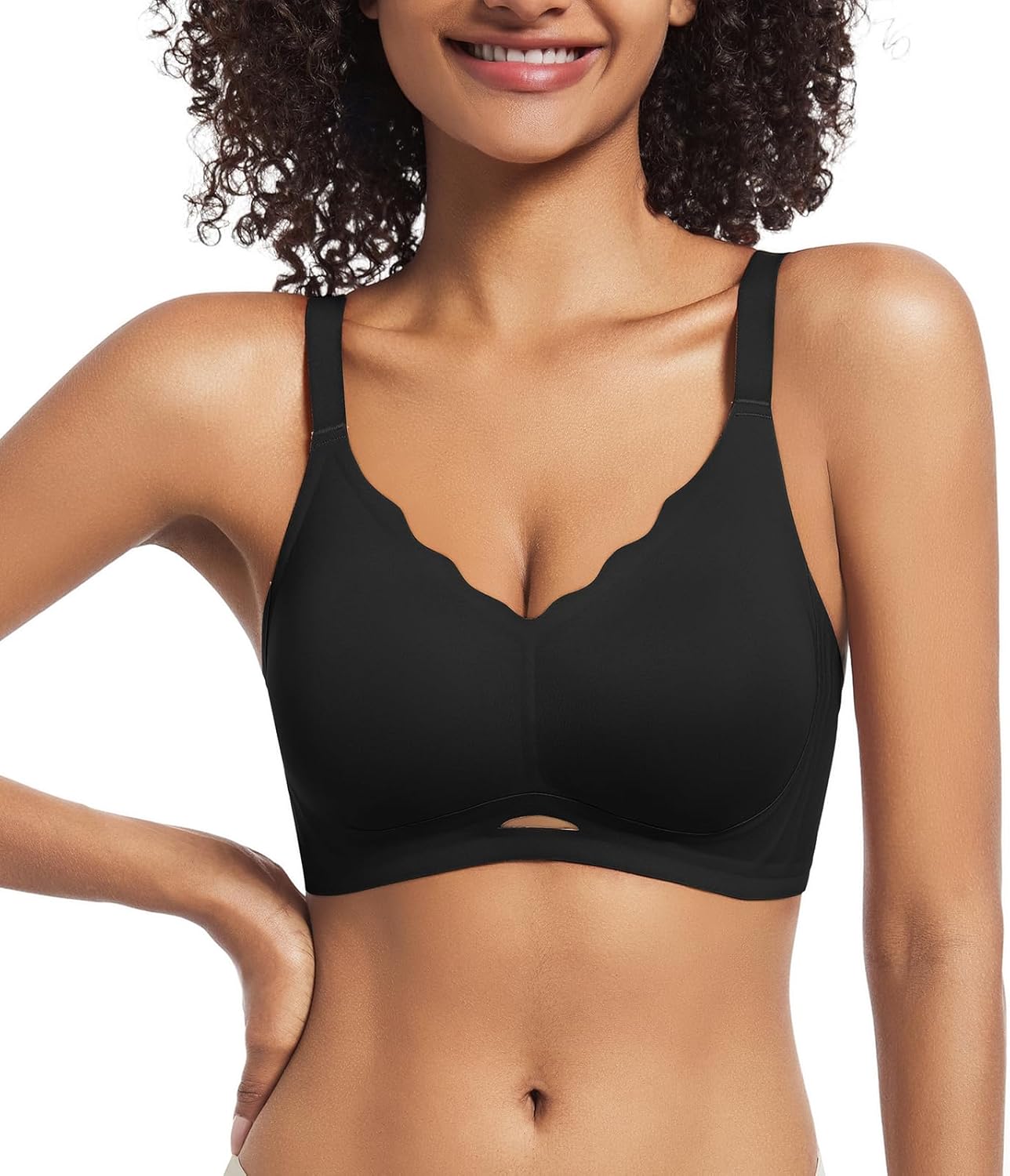 Womens Wireless Bras Everyday Bra Seamless Push Up Bralettes No Underwire Full Coverage Bralette Soft Comfortable Bras - Image 6