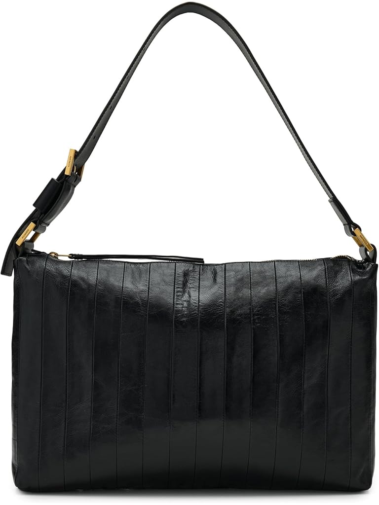 Black AllSaints Edbury Panel Shoulder