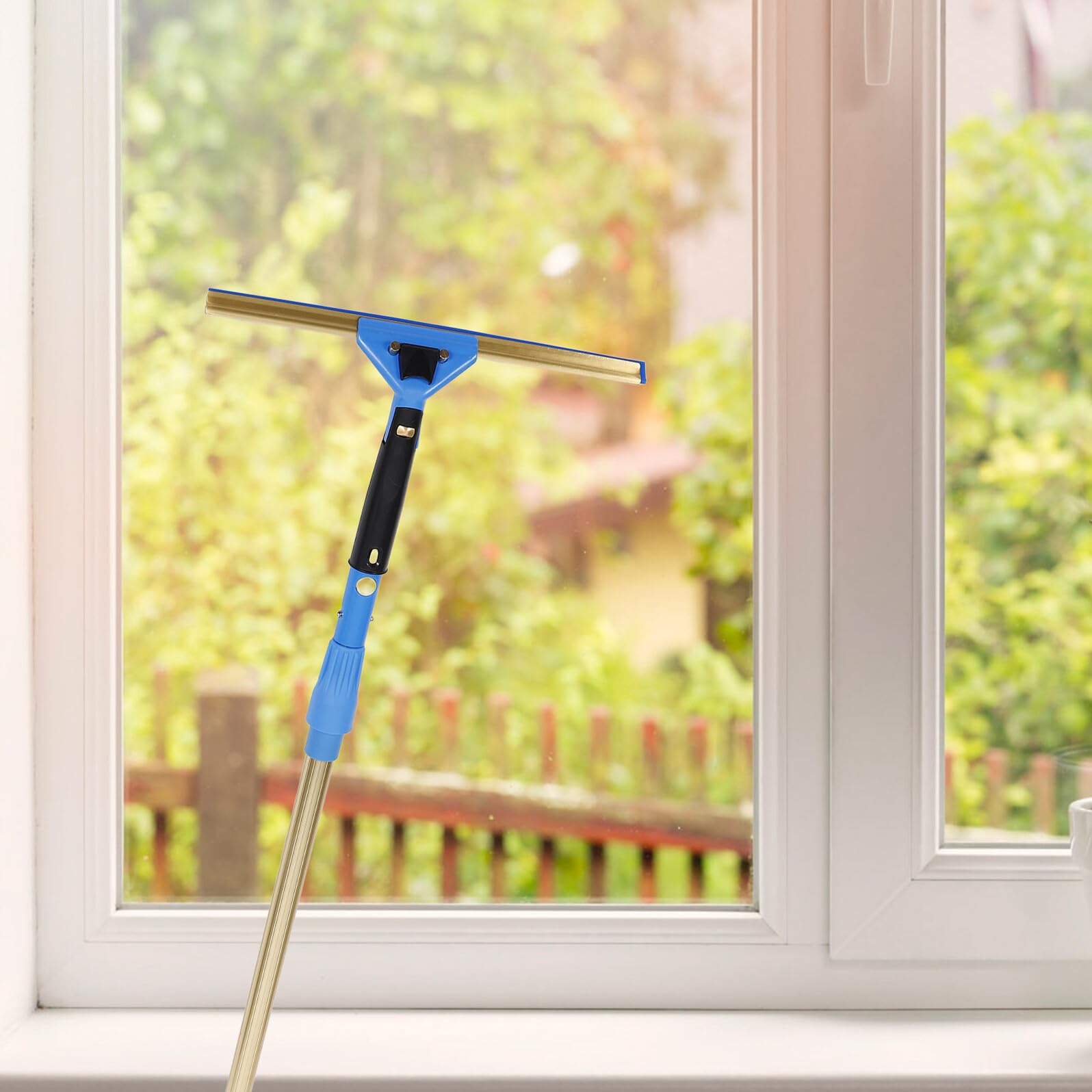 Türabzieher-Set mit ausziehbarem Griff, 3-teiliges Fenster- und Duschabzieher-Set für Auto, Windschutzscheibe, Spiegel und Haushaltsreinigung, professionelles Fensterreiniger-Werkzeug
