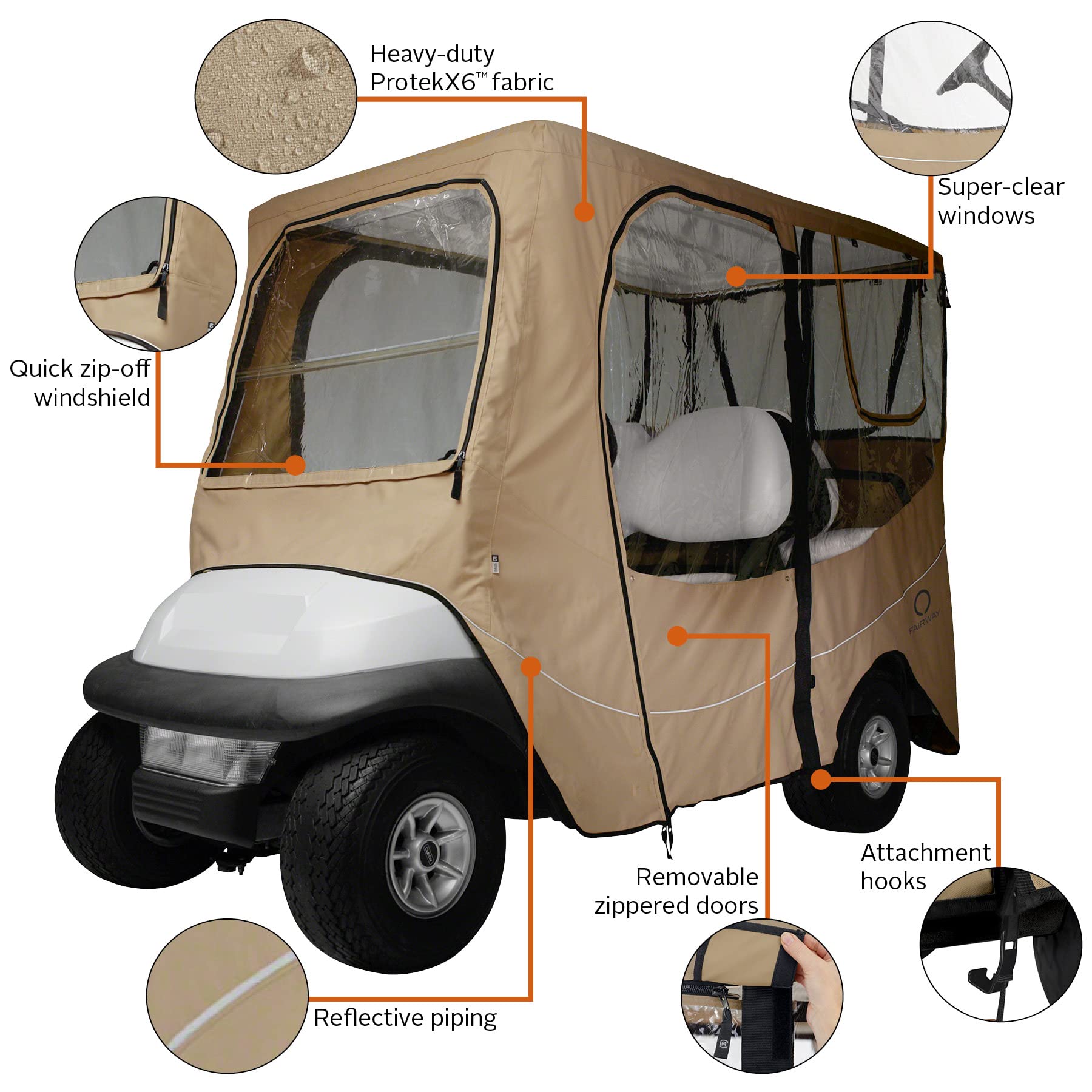 Classic Accessories Chariot de Golf Fairway Deluxe