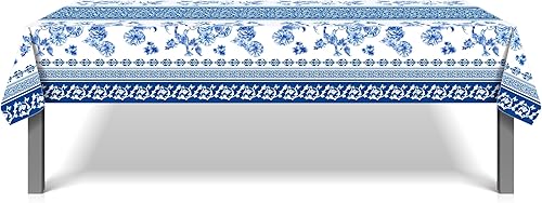 Miniatura 333 de CC HOME 1 pieza de mantel de plástico para fiesta de los 90 de 54 x 87 pulgadas de largo, mantel vintage retro de los 90 de hip hop, tema de 1990