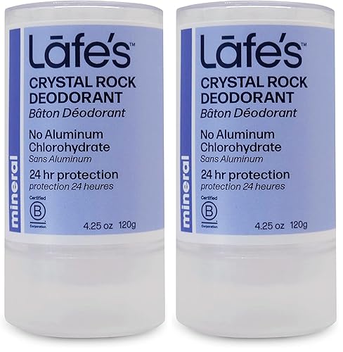 Miniatura 5 de Lafes Desodorante natural  Desodorante natural de roca mineral sin perfume para mujeres y hombres vegano libre de crueldad sin gluten sin aluminio