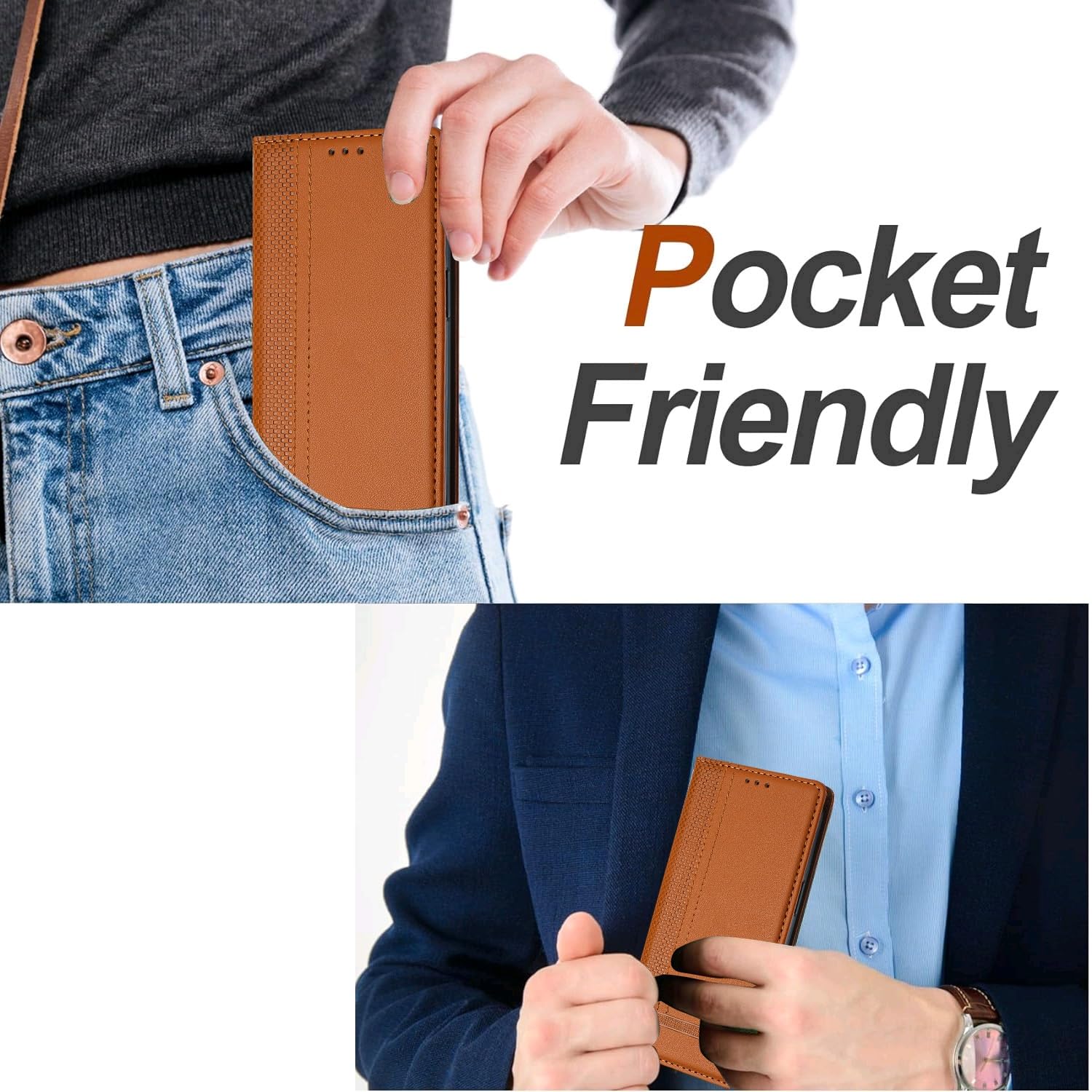 Étui Portefeuille En Cuir PU Pour Huawei P20 Pro - Avec Support, Poche Carte Et Fermeture Clapet