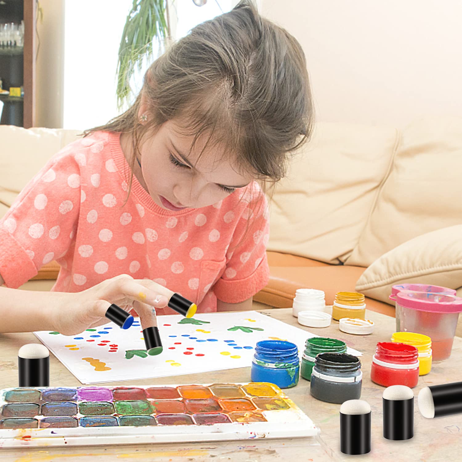 Set Di 20 Spugne Per Dita, Spugna Per Dita, Multifunzione, Per