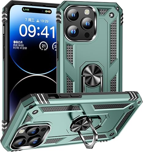 Vista 24 de Korecase Compatible con Funda para iPhone 8/Funda para iPhone 6/Funda para iPhone 7, Protección Extrema Armadura Militar de Doble Capa Resistente a