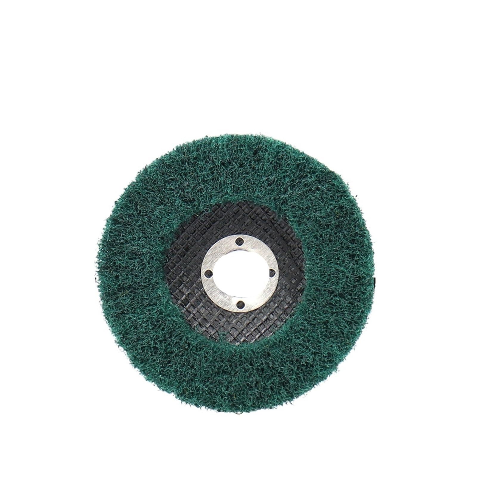 1pc 100/115/125mm Fiber Flap Wheel Abrasive Polishing Disc Scouring pad Buffing Wheel Wood Metal Buffing For Angle Grinder(115mm 1pc)