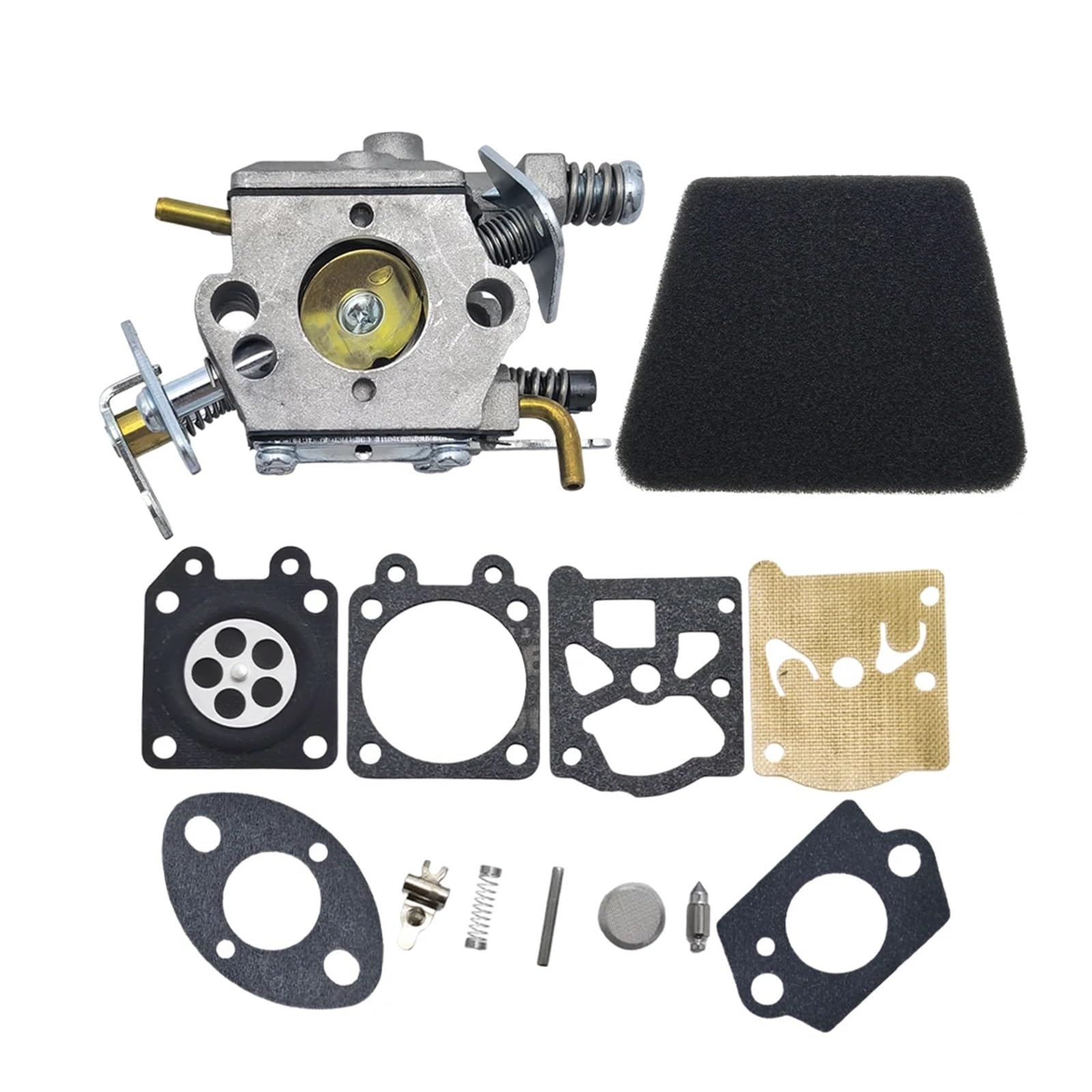 Kit de réparation carburateur et joint filtre pour tronçonneuse Walbro 435