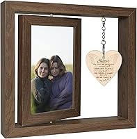 Vista 1 de Regalos de condolencias por la pérdida de la hermana, marco conmemorativo en recuerdo de hermana, regalos de duelo y duelo para mostrar dos de 4 x 6