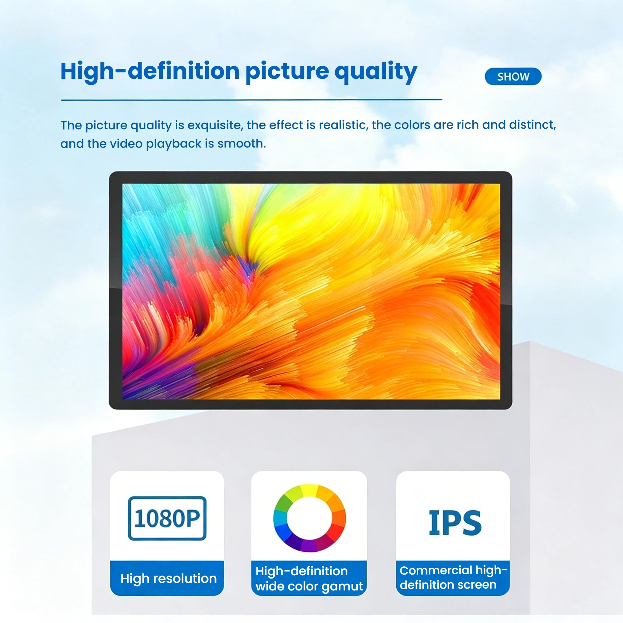 Pc All-in-One Con Schermo Touch 13.3" | Lavagna Interattiva Intelligente Full HD 1080p Con Porte USB, Vga E HDMI per Sale Riunioni, Aule Scolastiche E Giochi
