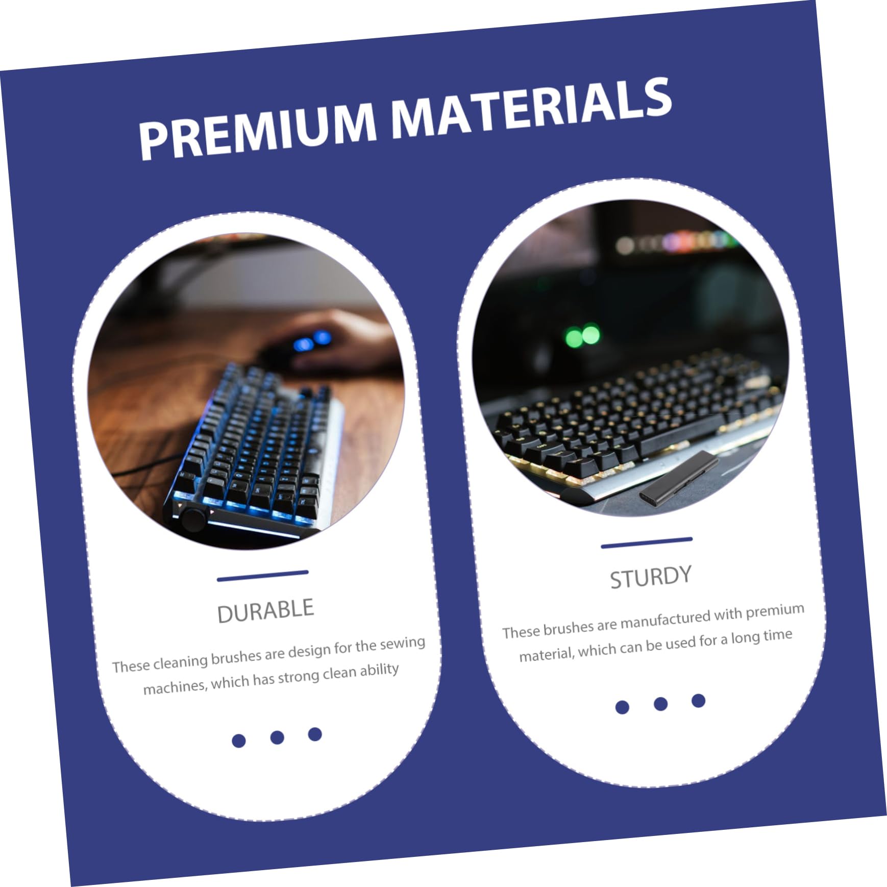 jojofuny 5 Pezzi Di Pulitore Per Tastiera Multifunzione Strumento Elettrico Per La Rimozione Della Dal Pc - Spazzola Per La Pulizia Statica Per Computer Portatili