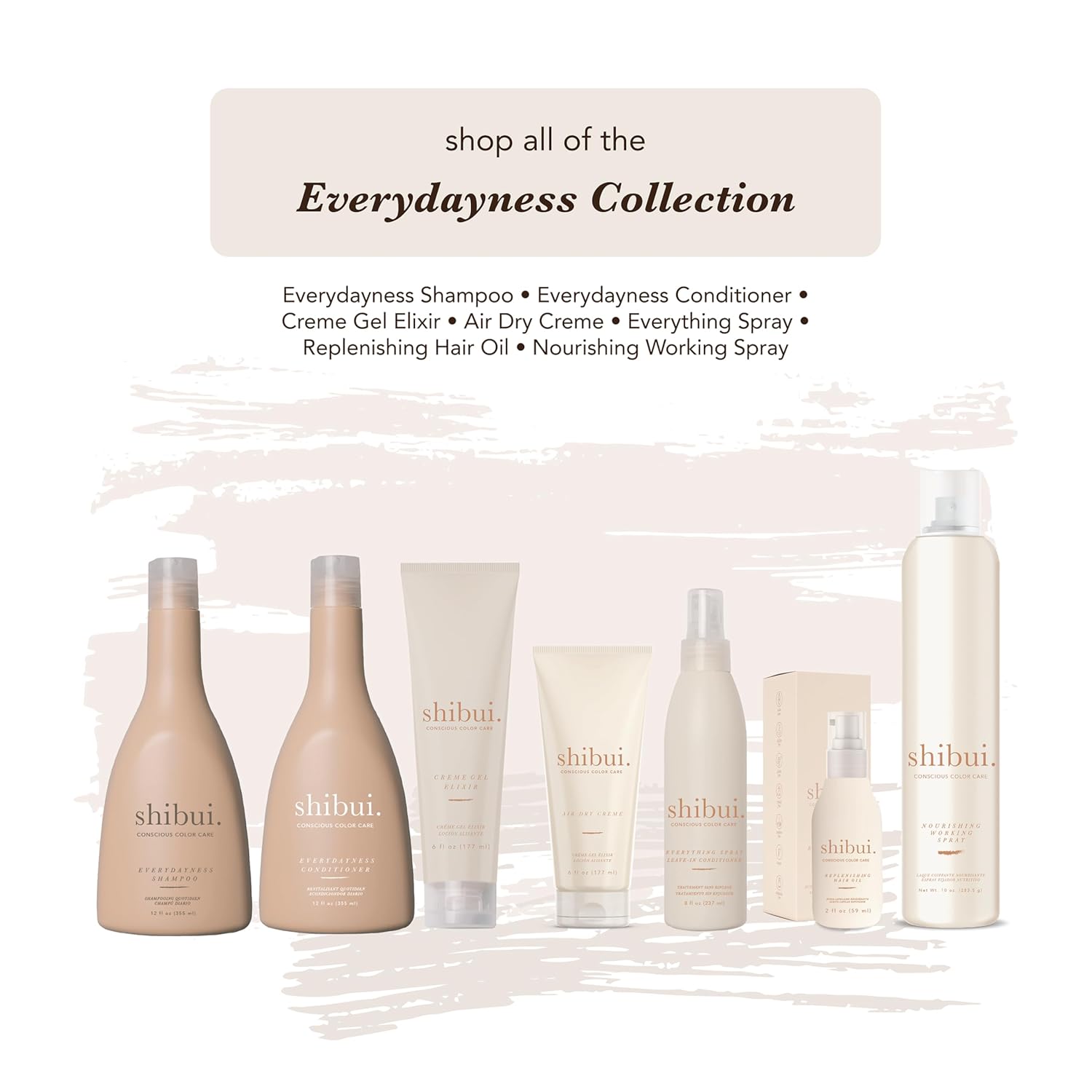 Shibui Nourishing Working Spray, Buildable Hold & Shine, Color-Safe, Vegan & Sulfate-Free, 10 Fl Oz