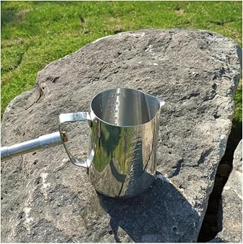 Stainless Steel Water Sampler Dipper, Telescopic Rod with Rotating Ladle 500ml/1000ml for Liquid Sampling, Environmental Monitoring, Rivers(Silver 500ml,1.17~4m)