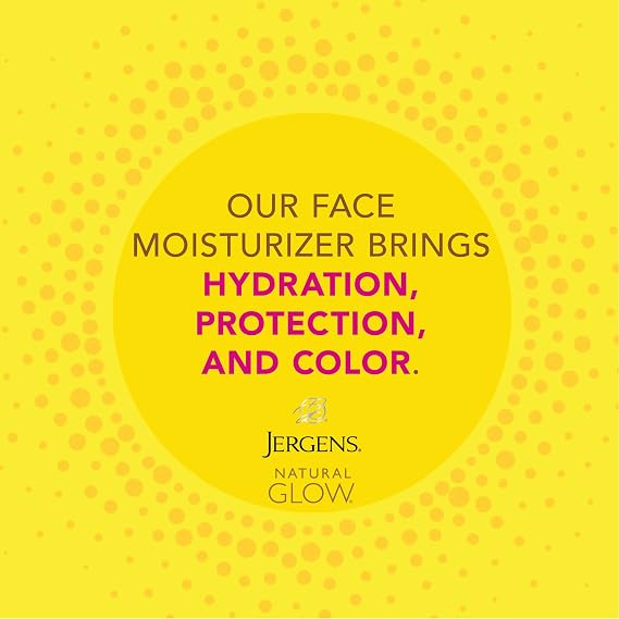 Jergens Natural Glow Daily Facial Moisturizer, Fair to Med 2 fl oz (59 ml)