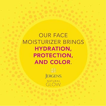 Jergens Natural Glow Daily Facial Moisturizer, Fair to Med 2 fl oz (59 ml)
