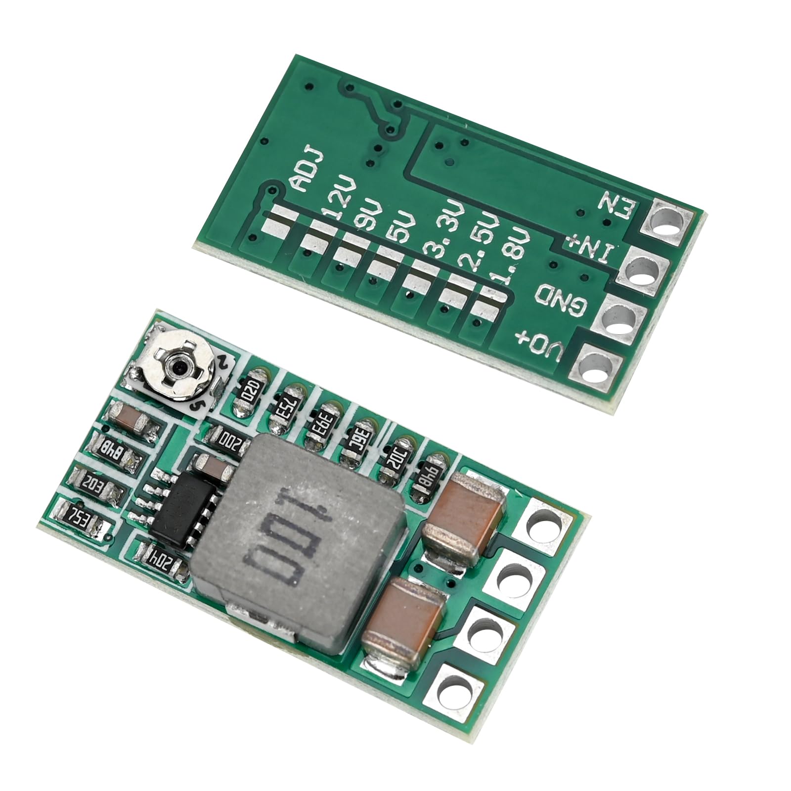 10 sztuk DC-DC Step Down Buck Converter 4,5-20 V do 0,8-17 V 5 V 3 A, mini Step-Down moduł zasilania, moduł regulatora 5 V, mini przetwornica napięcia w dół