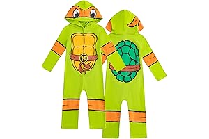 Nickelodeon Teenage Mutant Ninja Turtles Michelangelo Boys Hooded Coverall