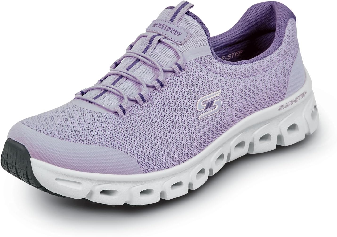 Women's Glide-Step MaxTrax Soft Toe SRO Slip-On Athletic
