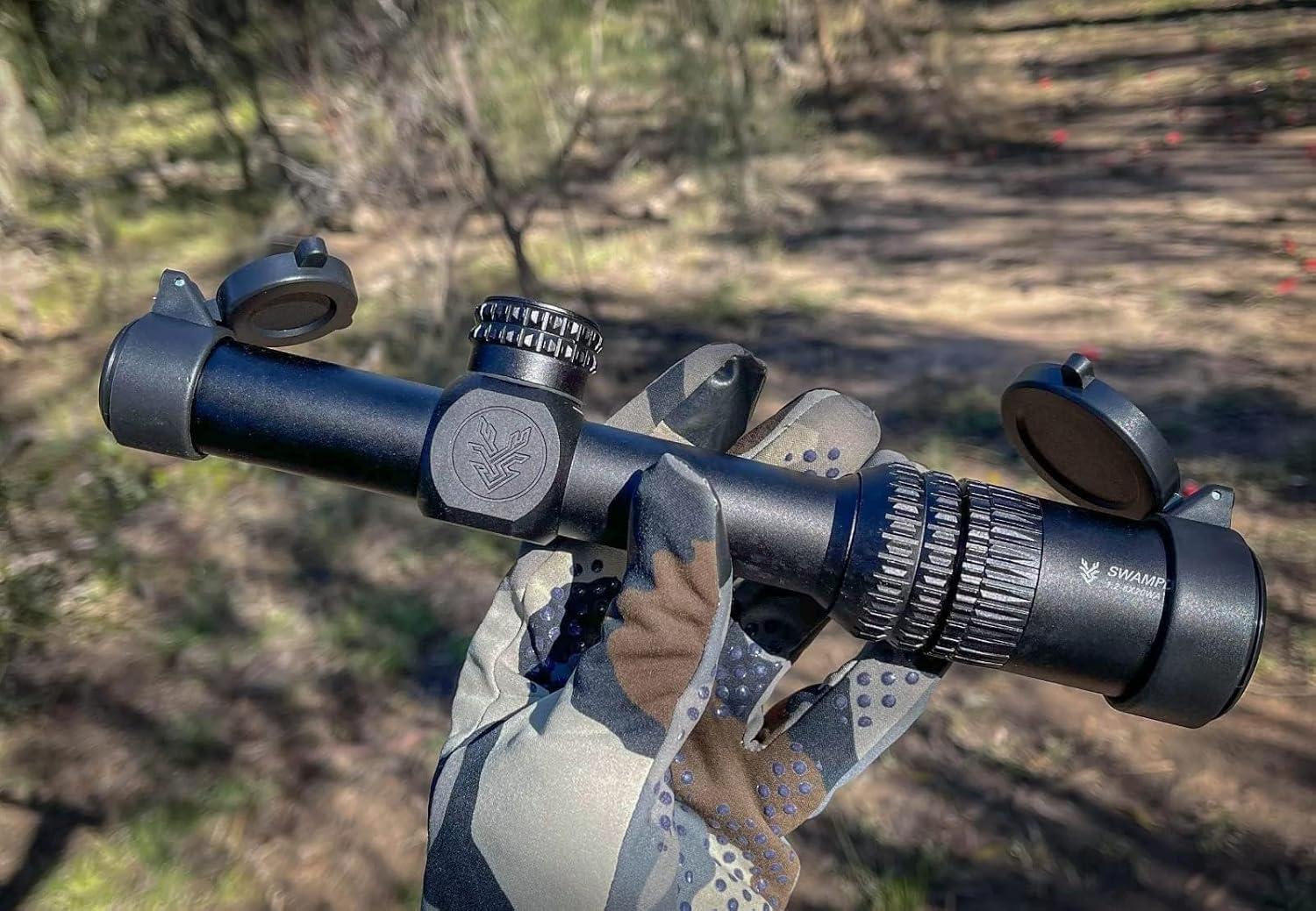 GOTICAL 1.2-6 x20 Scope Tactical Optic Cross Sight Rifle Scope | 1-6x24 SFP LPVO Scope with Rings