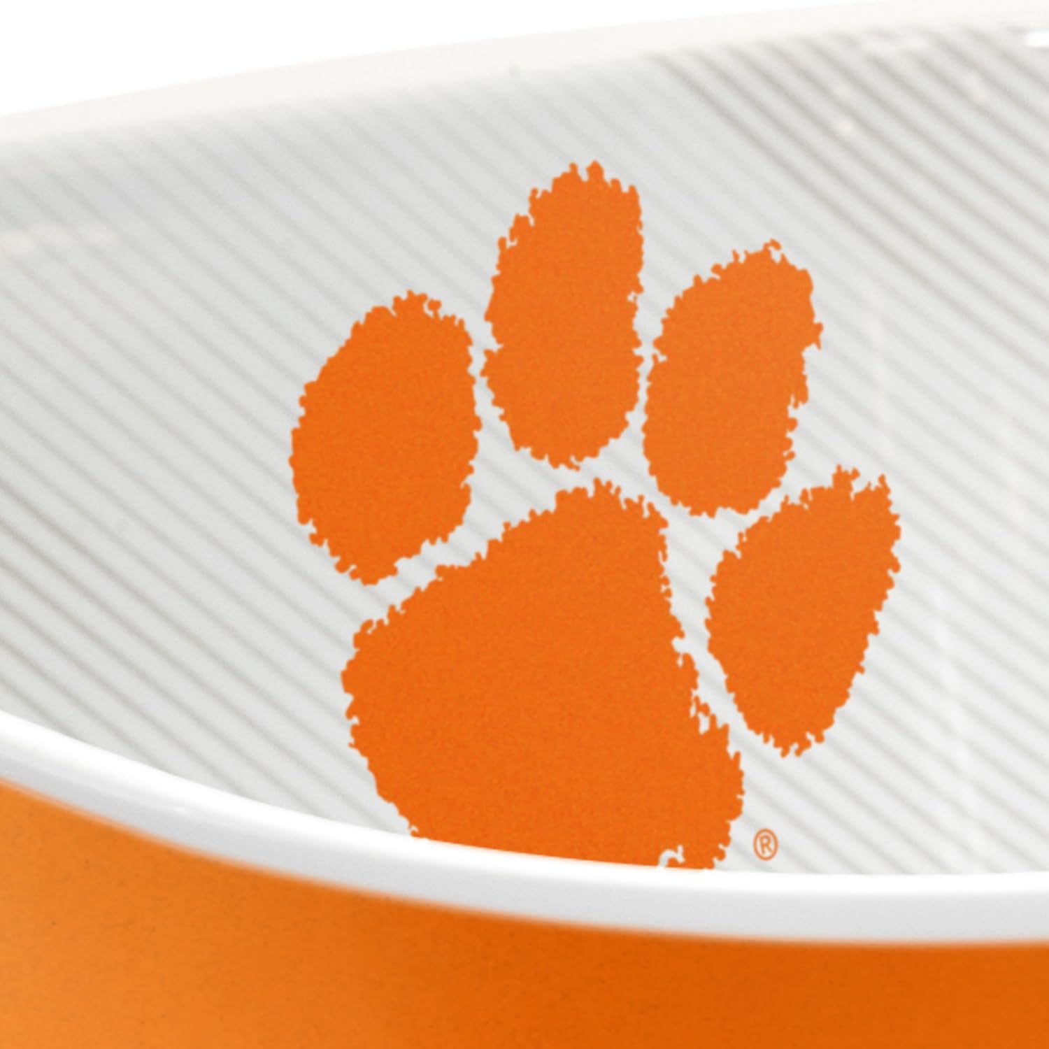 YouTheFan NCAA Officially-licensed Large Party Bowl - 100% Melamine, dishwasher safe, BPA free - holds large bag of chips - sleek design - perfect for game day or any day