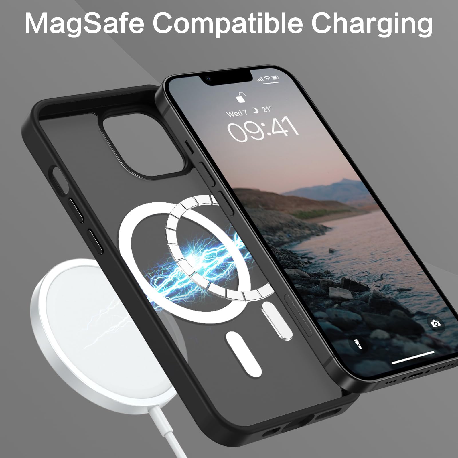 BENTOBEN Custodia magnetica per iPhone 16 6,1'' [compatibile con