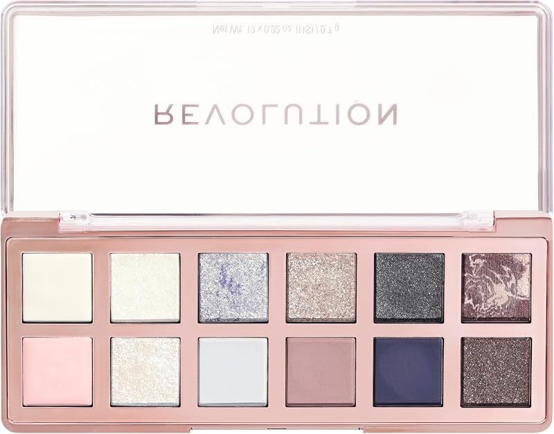 Revolution The Celestial Icon Ethereal Nudes Palette, 12 Shades | High-Impact Pigment, Vegan & Cruelty-Free