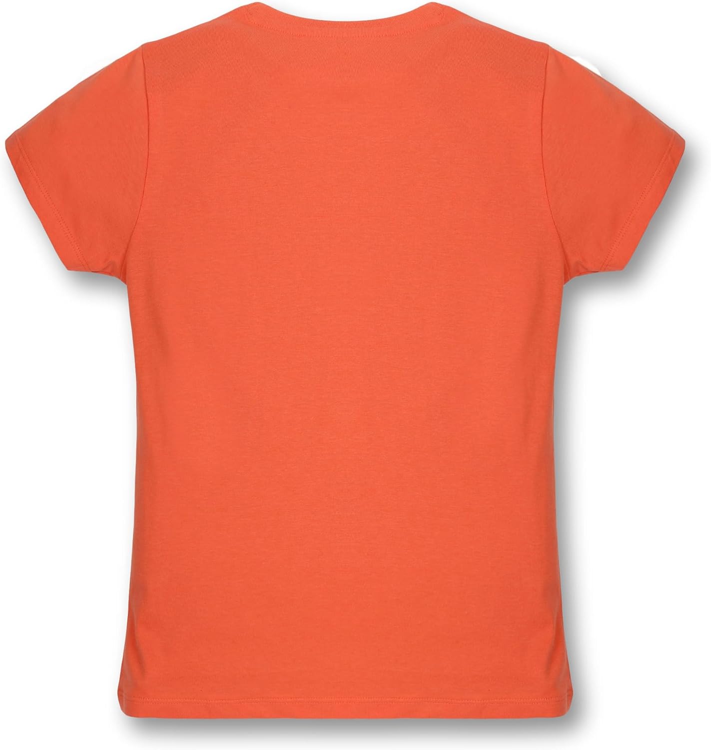 My Bow Girls Cotton Crew Round Rib Neck Short Sleeve T-Shirts, Green, Coral, Turquois - Image 7