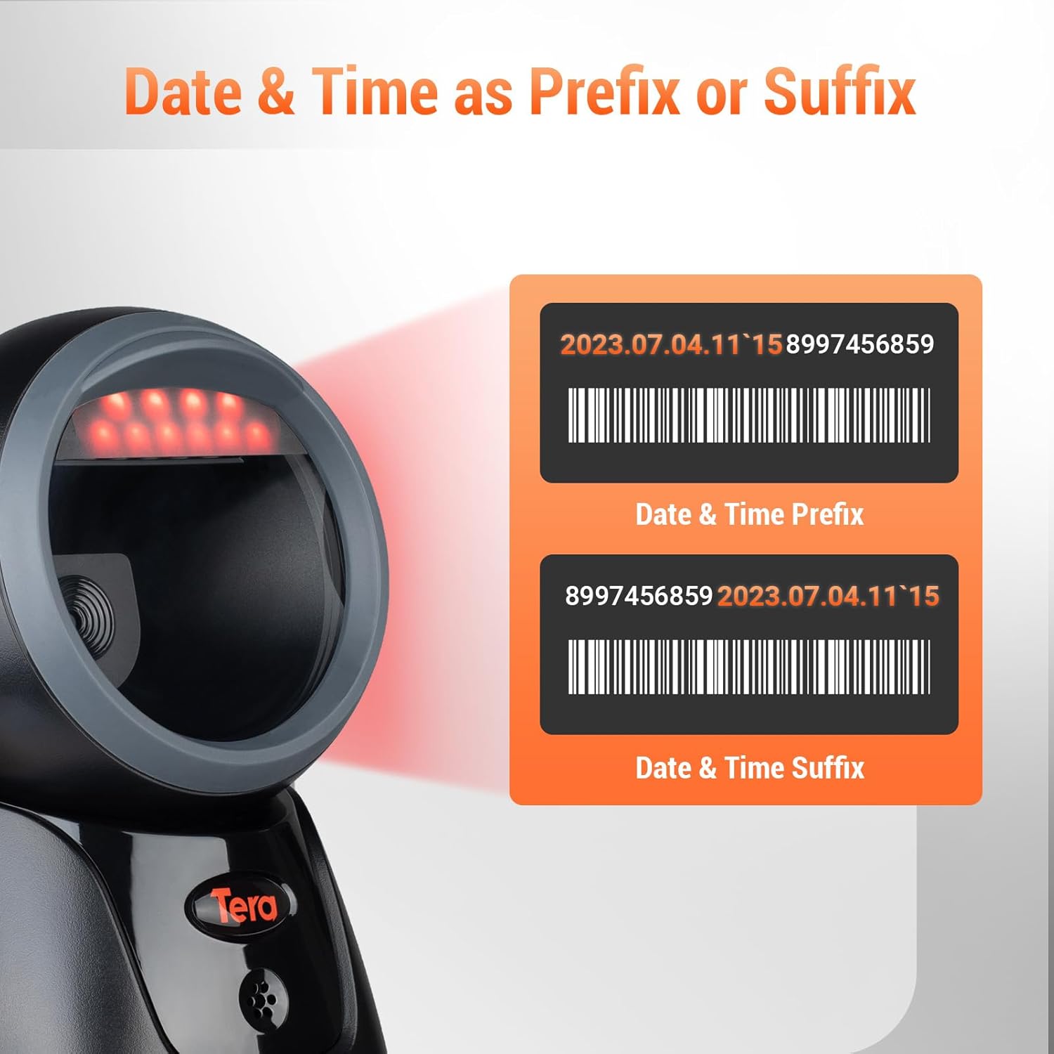 Date and Time Prefix or Suffix for Barcode Scans