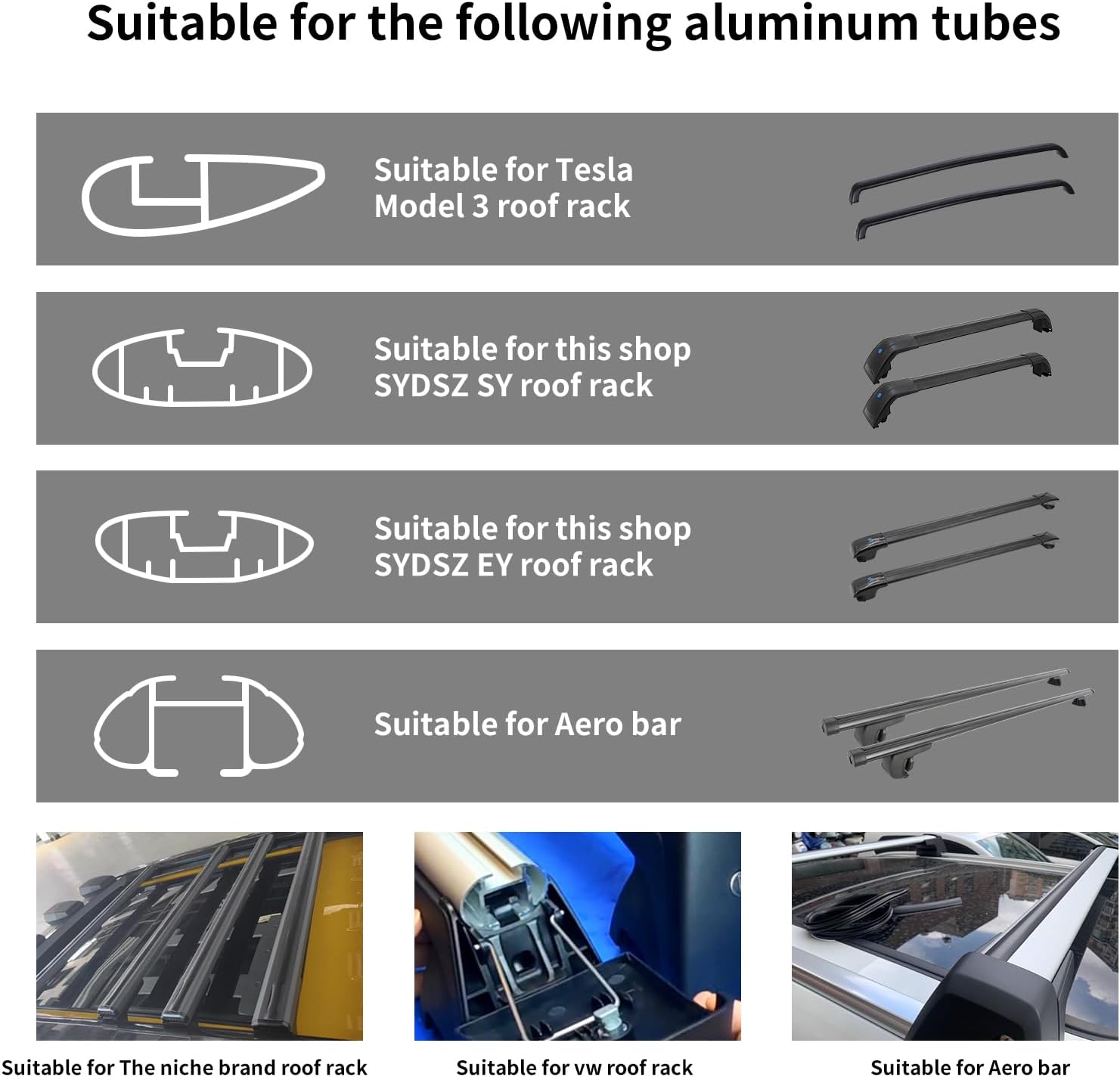 Rubber Strip for THUL-E WingBar/Aeroblade Tesla Model 3/Cybertruck/Pioneer Platform/VW/Volvo Car Roof Rack Crossbar 10Ft/120 inchs, Reduce Wind Resistance and Noise Used