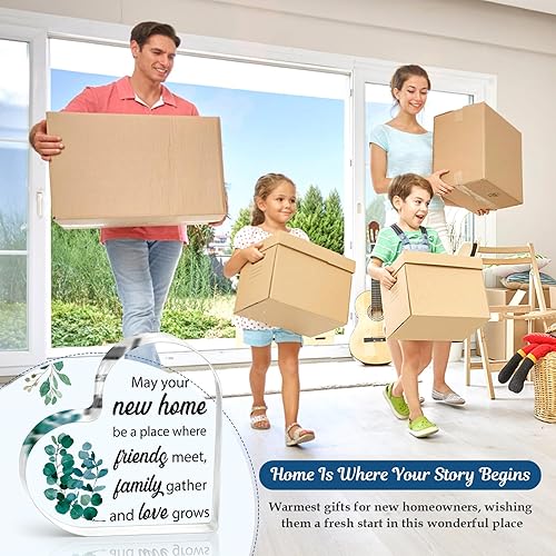 Miniatura 9 de Regalo para hija de mamá, regalo de cumpleaños de madre e hija, decoración de escritorio de oficina, adorno de acrílico con corazón