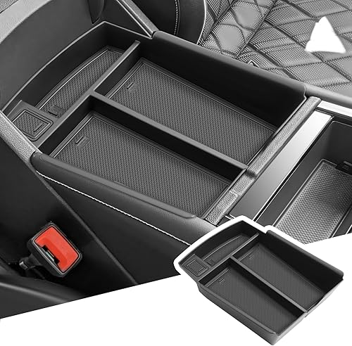 BIBIBO Organizador de consola central VW Atlas 2024 para bandeja de consola Volkswagen Atlas 2024 + 2024 Atlas 2024, organizador de palets para