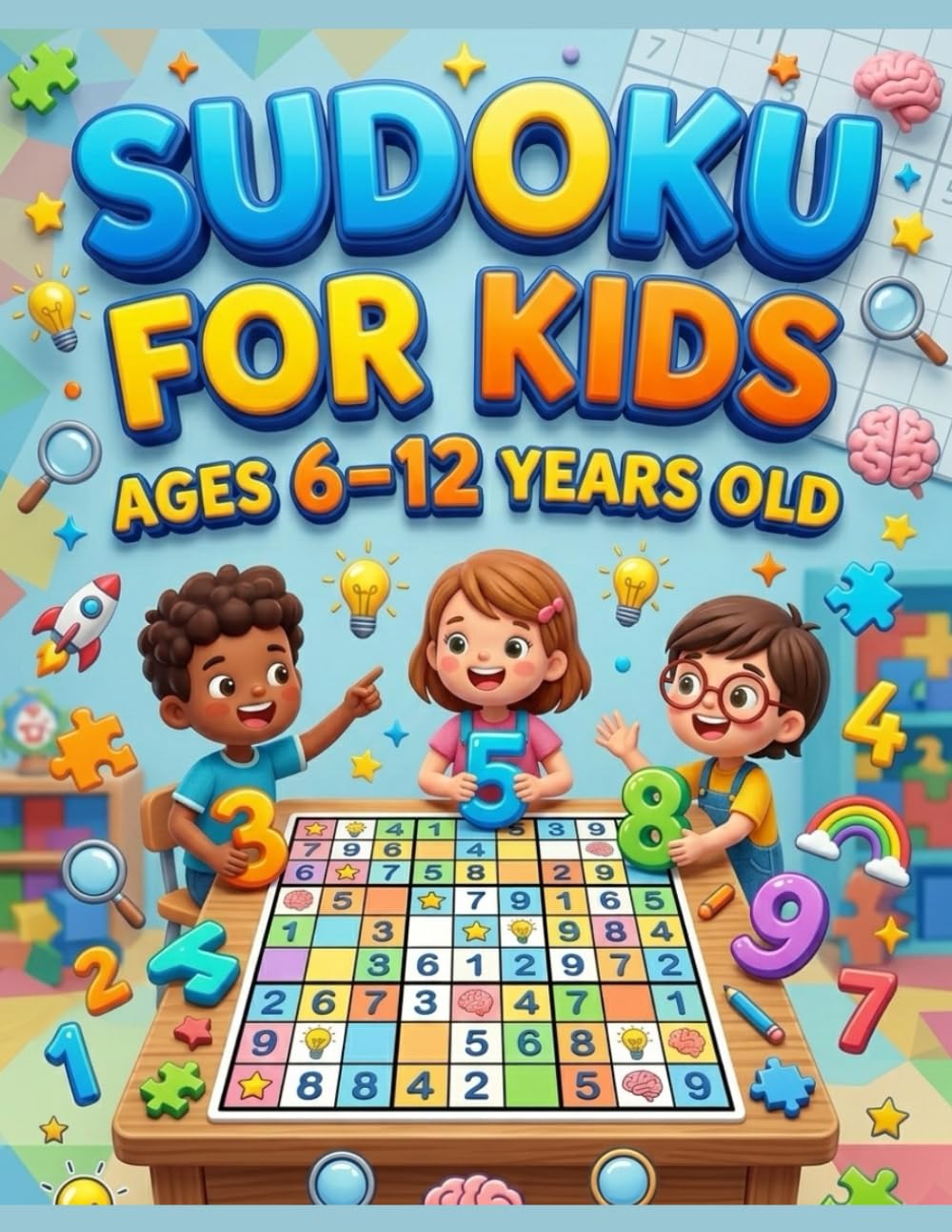 sudoku For KIDS Ages 6-12 Years Old: Fun and Educational Sudoku Puzzles to Develop Logic, Focus, and Problem-Solving Skills for Kids/