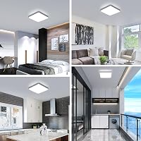 Comely LED Mennyezeti Lámpa 36W Négyzet Alakú Fehér Konyhai Szobai Garázs Világítás 6
