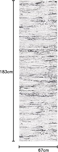 Miniatura 113 de SAFAVIEH Amelia Collection - Alfombra de área de 9 x 12 pies, gris y azul marino, diseño abstracto moderno, no desprende pelusa y de fácil cuidado