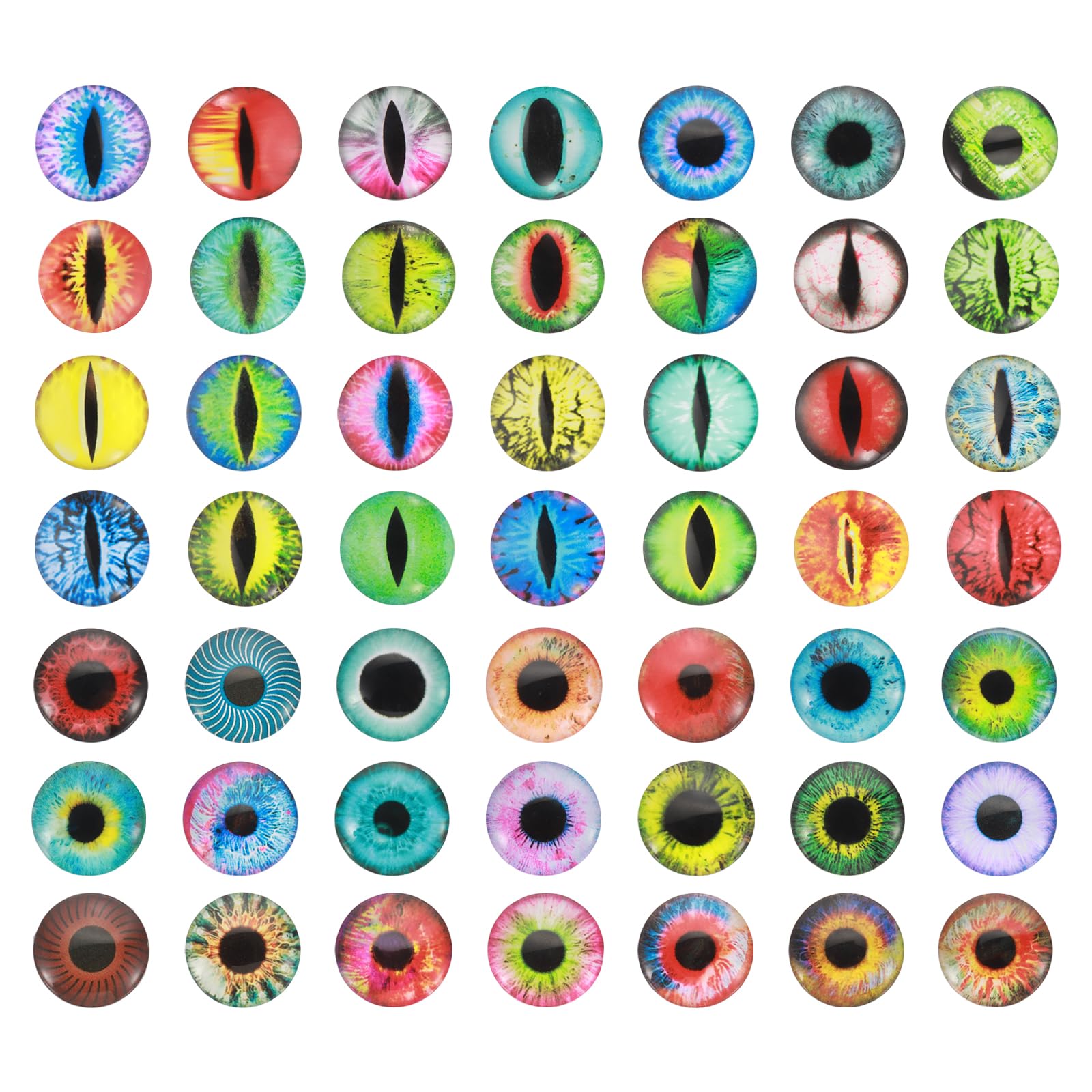 Yeux de dragon en verre 22mm pour donner vie aux sculptures en argile