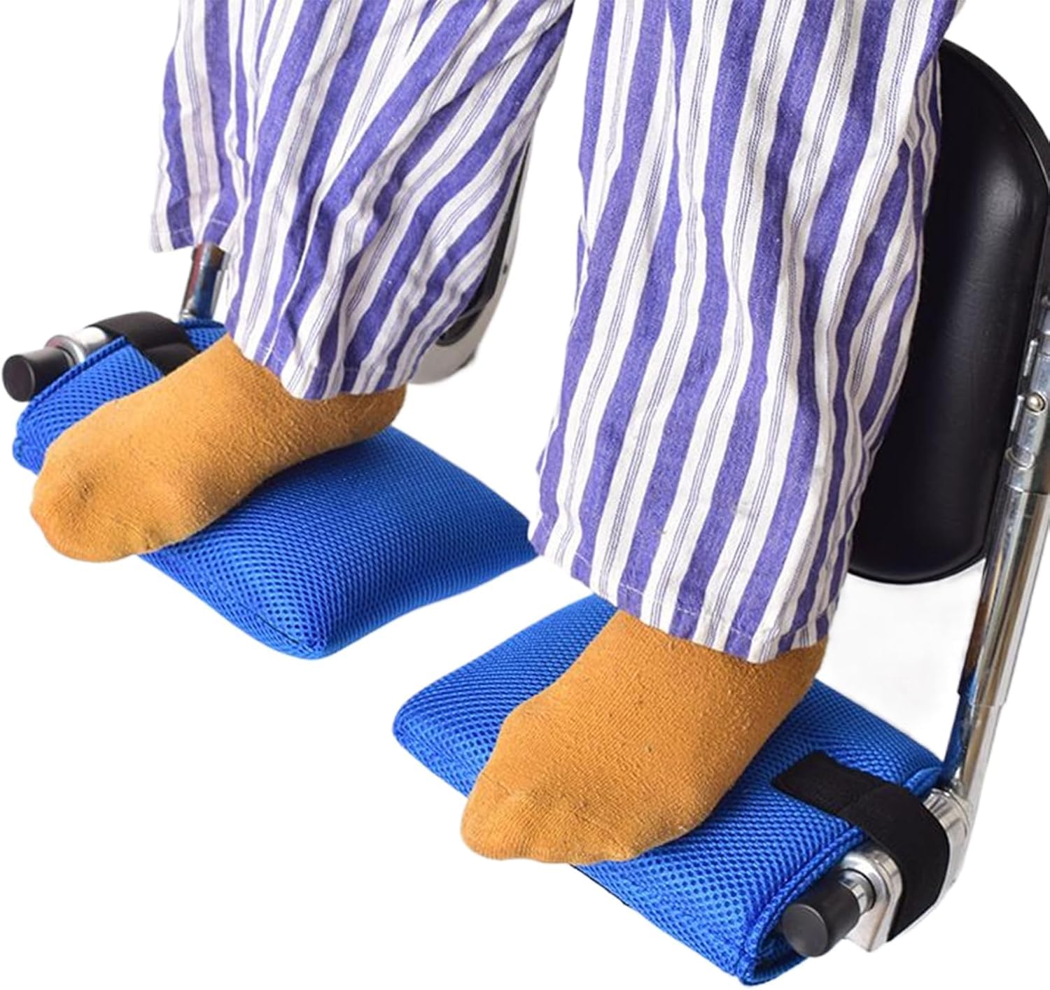 Cojín reposapiés para silla de ruedas, soporte suave antideslizante para ancianos y pacientes discapacitados, ideal para el hogar, hospital, parque, jardín y uso al aire libre