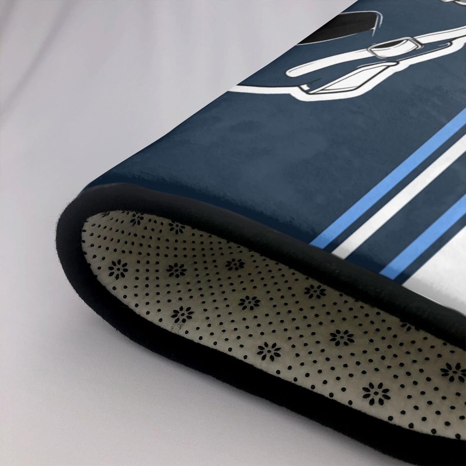 Custom Football Rug, Personalized Tennessee Area Carpet with Name Number, Customized Sports Rugs Gifts for Fans Living Room Bedroom Bathroom Kitchen Office Garden Balcony Decor, Large Size