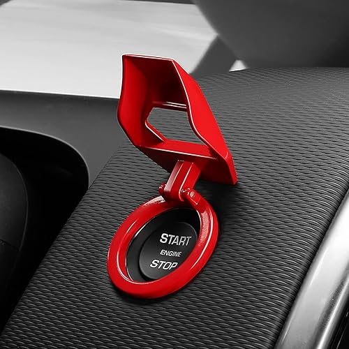 Miniatura 4 de Cubierta de botón de arranque a presión, cubierta de botón de parada de arranque del motor, ajuste de control de potencia del automóvil, cubierta de