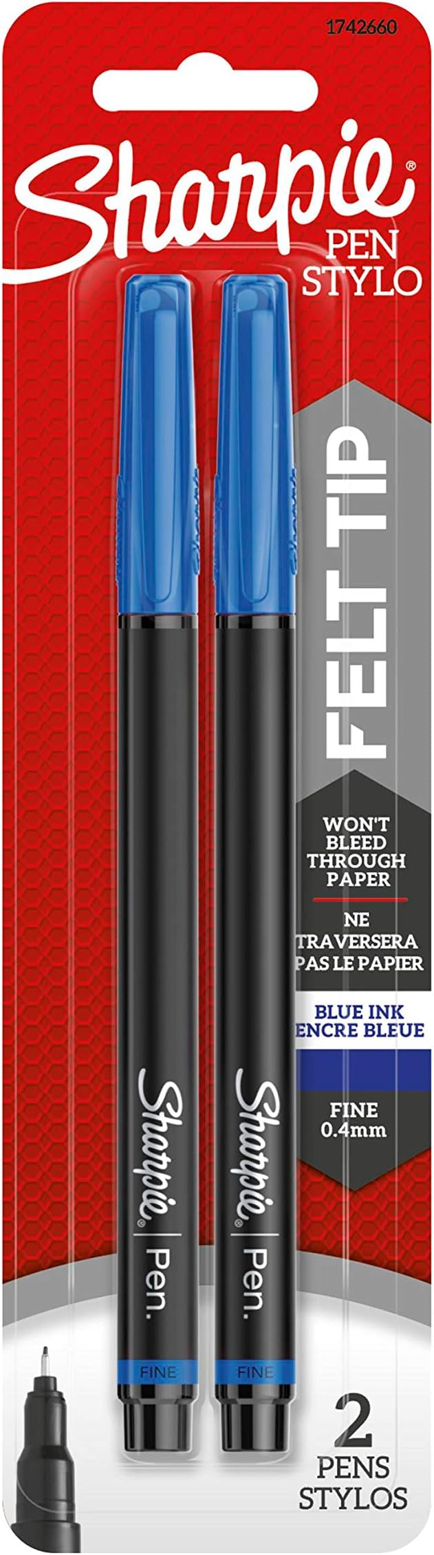 Sanford Sharpie Fine Point Writing Pens, Pack of 2, Blue Amazon.co.uk