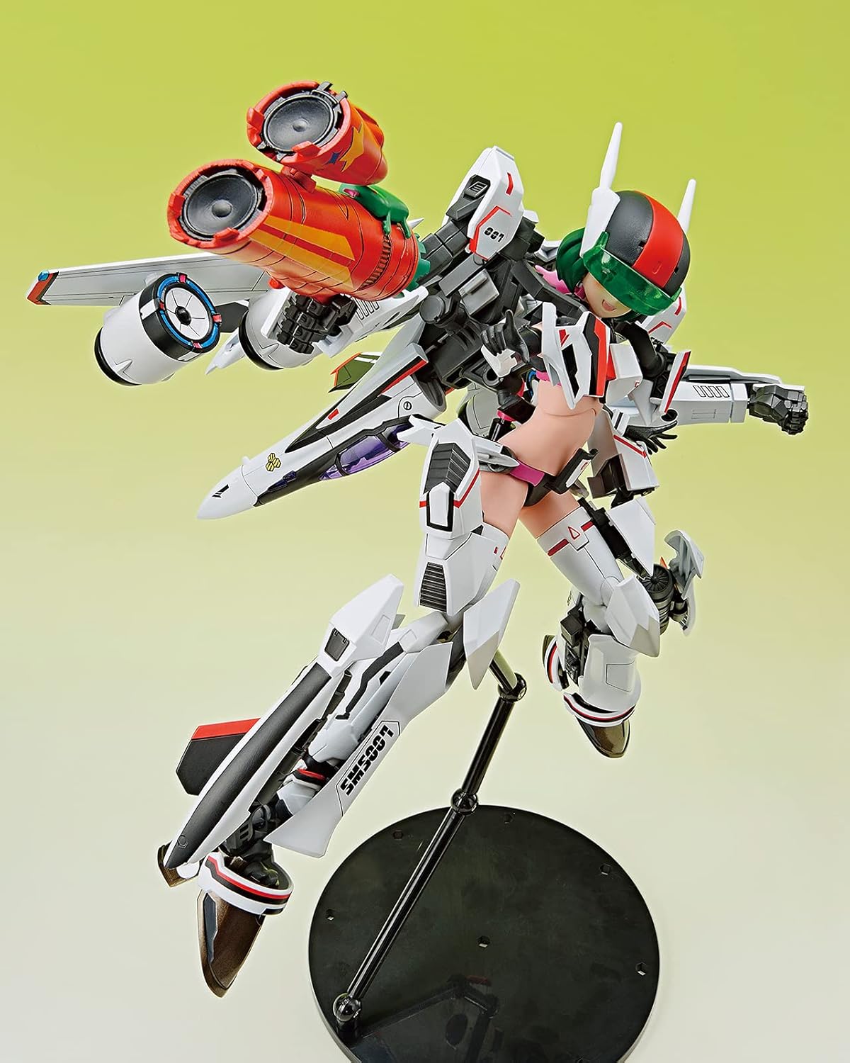 Aoshima Macross Frontier: VF-25F Messiah Ranka Lee Plastic Model Kit, Multicolor