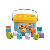 Playkidz Shape Sorter Baby and Toddler Toy, ABC and Shape Pieces, Sorting Shape Game, Developmental Toy for Children 18 Months+