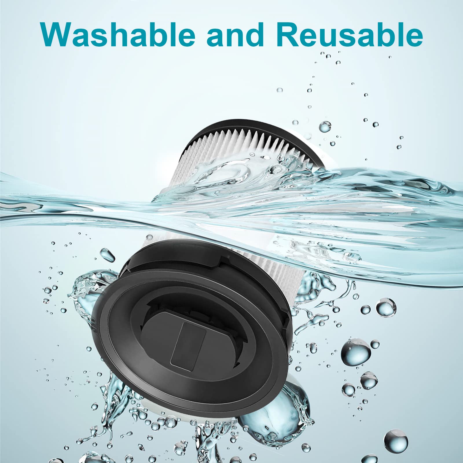 2 Filtri Di Ricambio Per Aspirapolvere Redkey W12 3in1 E Bissell TurboClean 3548