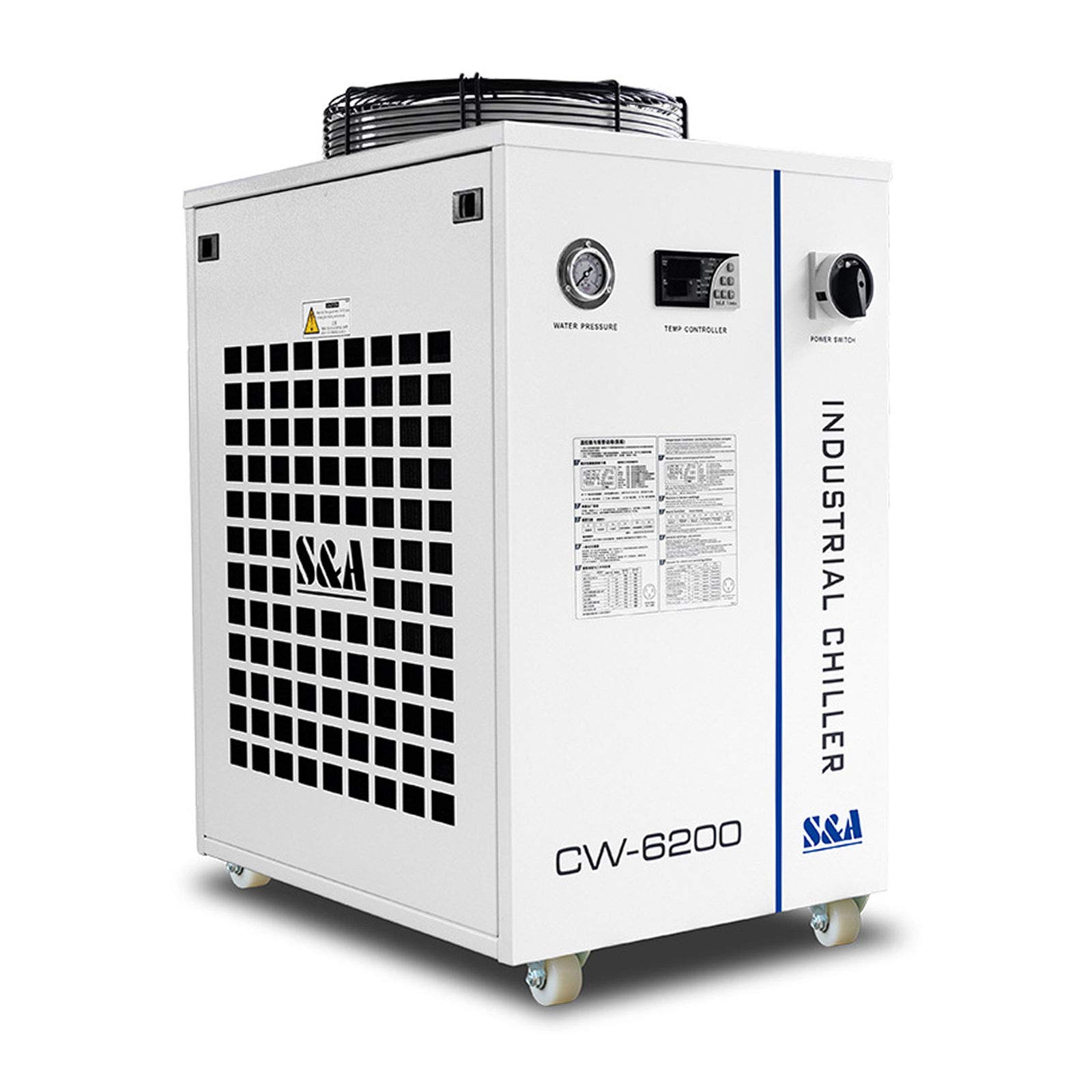 Industrial Water Chiller Cool Laser Tube Laser Diode Solid-state Laser CW-6200AN