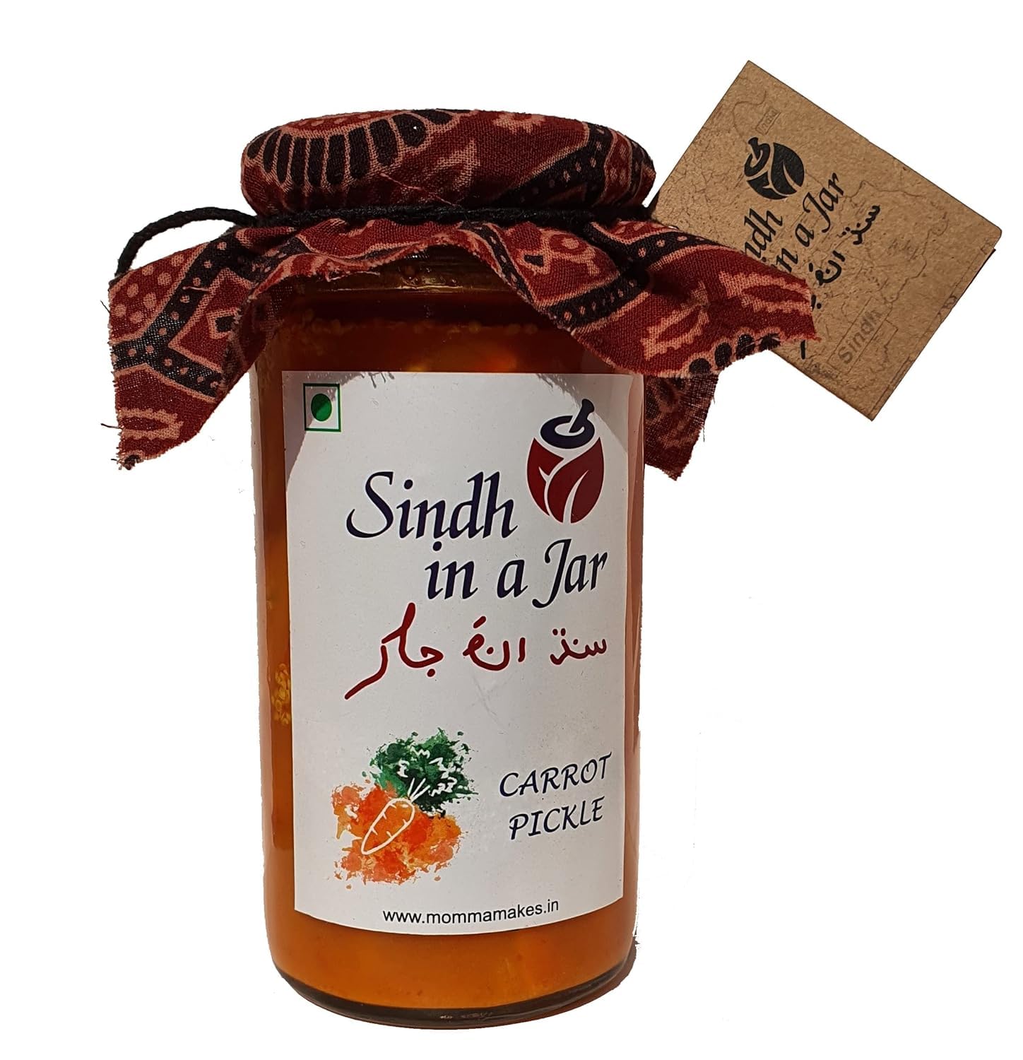 Momma Makes Sindh in a Jar Carrot Pickle, Homemade Gajar Ka Achar, Aachar, Homemade Carrot Pickle, No Artificial Flavours & Colours, Glass Jar Pack (180 GMS) (B0CVS68YQN) Amazon Price History, Amazon Price Tracker
