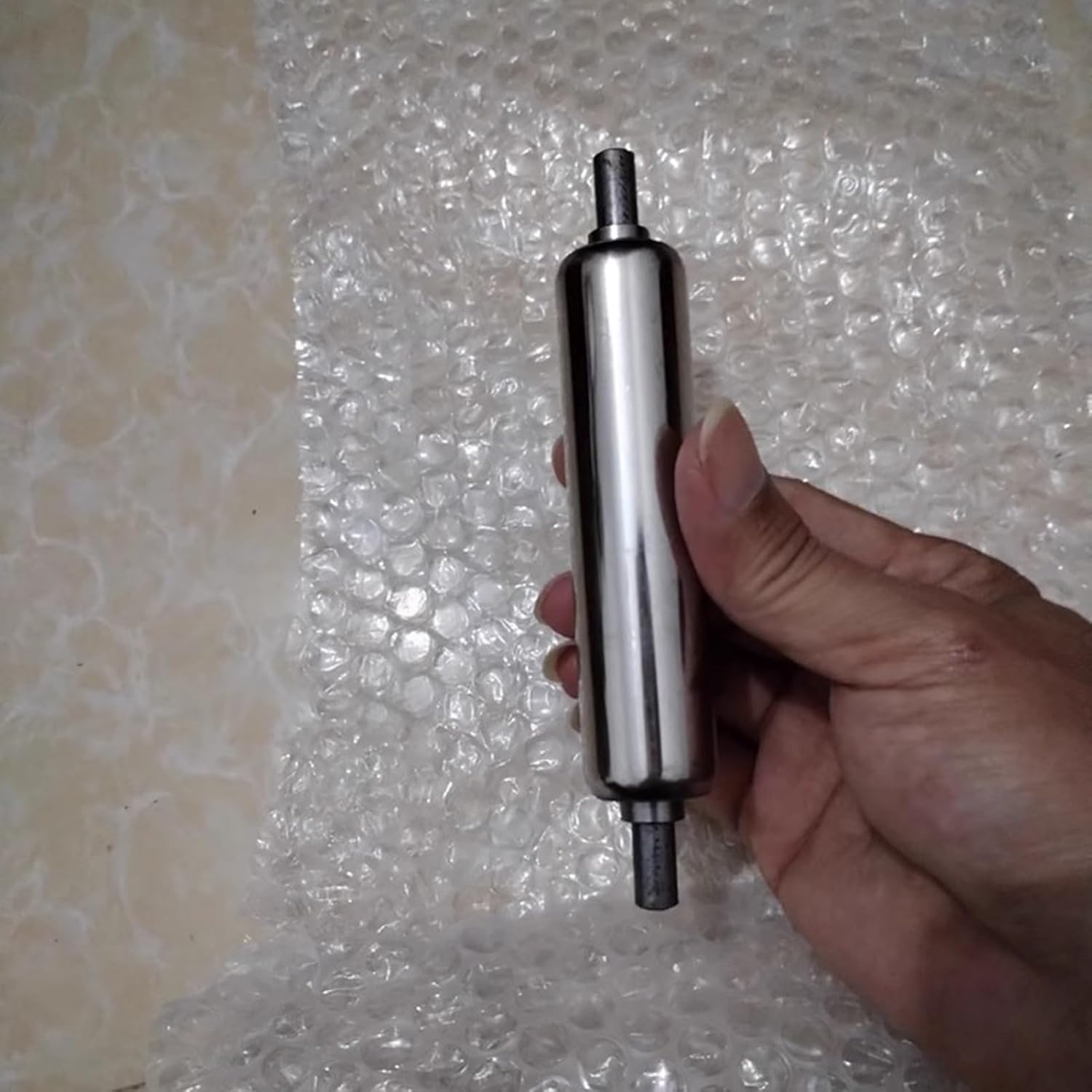 1" Conveyor Rollers - Replaceable Heavy-Duty Metal Rollers for Table Saw, Smooth Movement, Expandable Pulley Tube (L100mm/4), Durable & Efficient