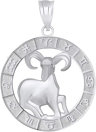 Sterling Silver Zodiac Pendant
