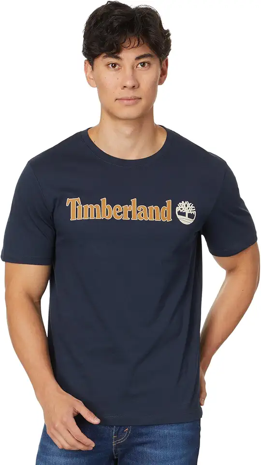Timberland Mens Linear Logo T Shirt