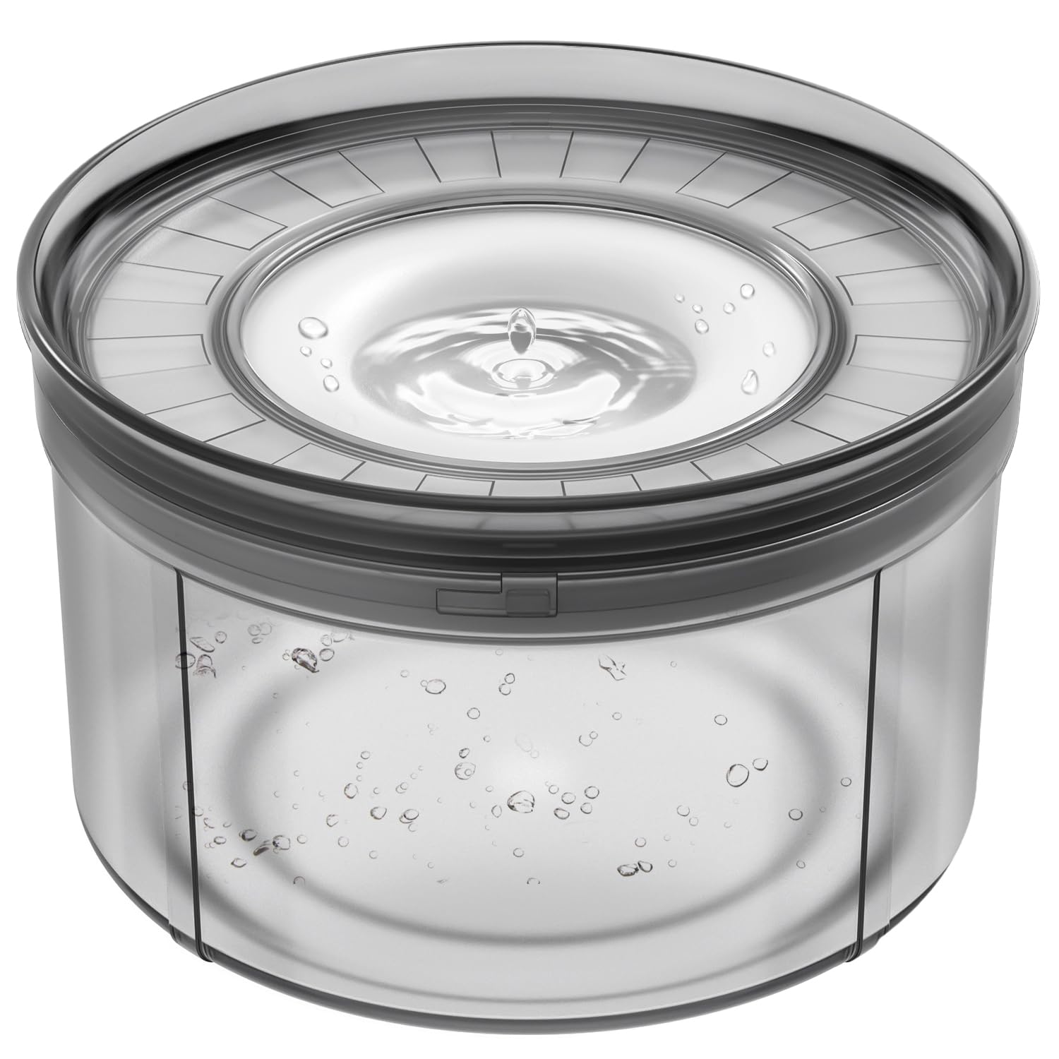 Techphardo1Gallon No Spill Dog Water Bowl-3.8L Large Capacity, BPA-Free, Anti-Splash & Anti-Digging Design with Non-Slip Base, for Messy Drinkers, Slobber Control Pet Bowl for Dogs