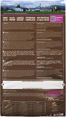 Miniatura 2 de FirstMate Sin cereales Dieta de ingredientes limitados Pacífico Océano Peces Comida de Control de Peso Fórmula Comida